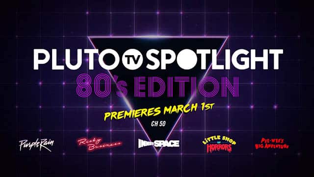 Featured image for “Pluto TV Promo: “Spotlight 80’s””